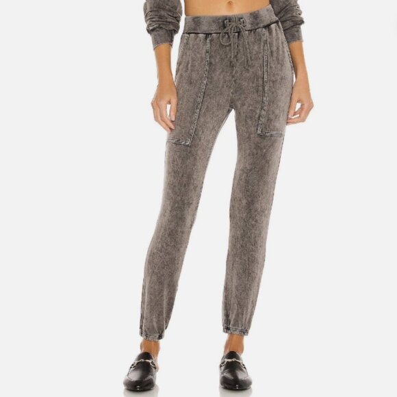 Revolve Lovers & Friends Brody Lounge Sweat Pants Joggers Womens XS Acid Wash - Picture 1 of 8